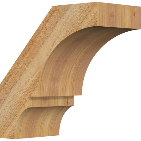 Ekena Millwork 6"W x 12"D x 12"H Balboa Rough Sawn Knee Brace, Western Red Cedar BRC06X12X12BOA00RWR